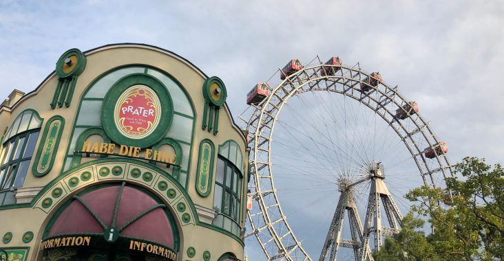 Wenen Het Prater Tijdreizigster Iris